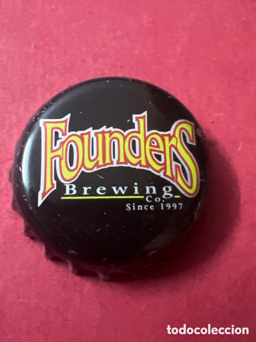 Coleccionismo de cervezas: T4/X86/N1. CHAPA CERVEZA - Founders Brewing Co. Since 1997 - ESTADOS UNIDOS