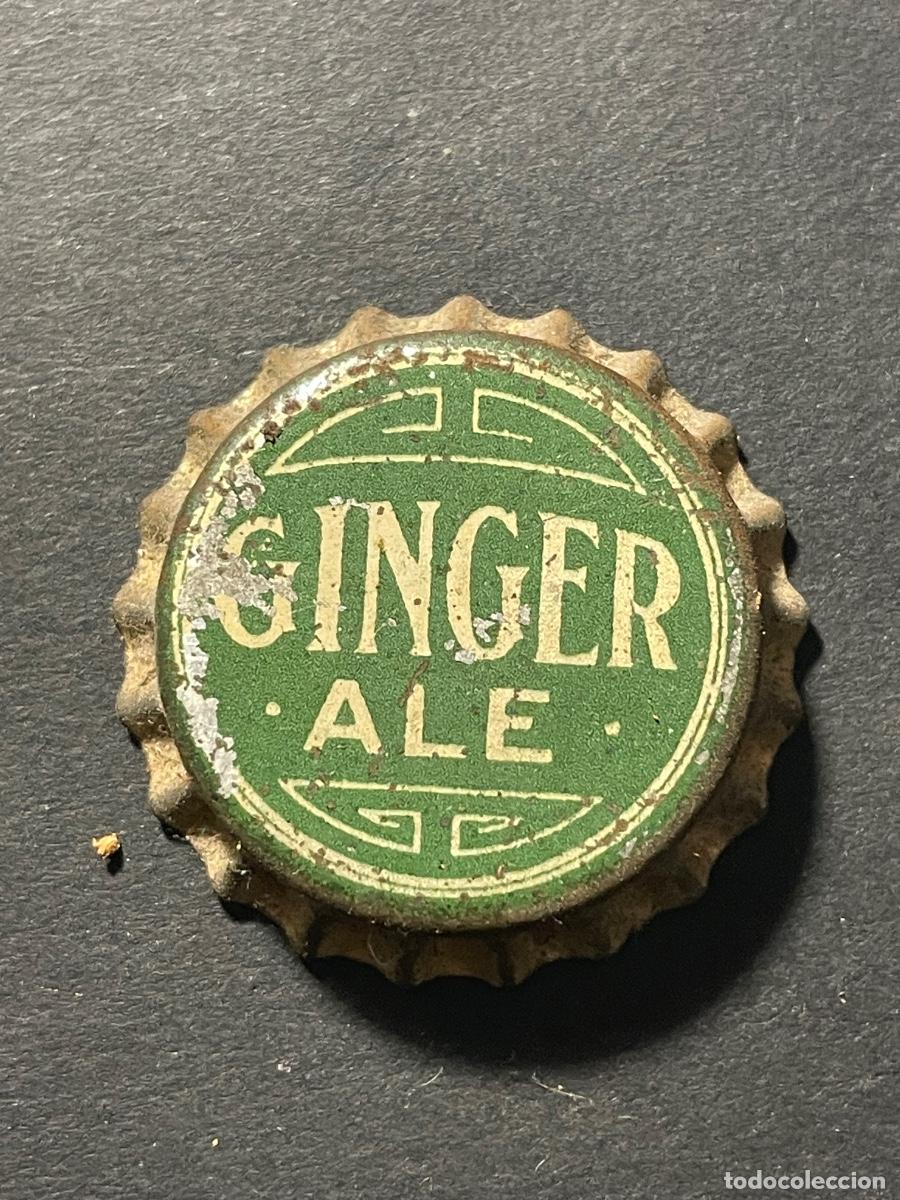 Coleccionismo de cervezas: BEBIDAS - ANTIGUA CHAPA CORONA - GINGER. ALE.