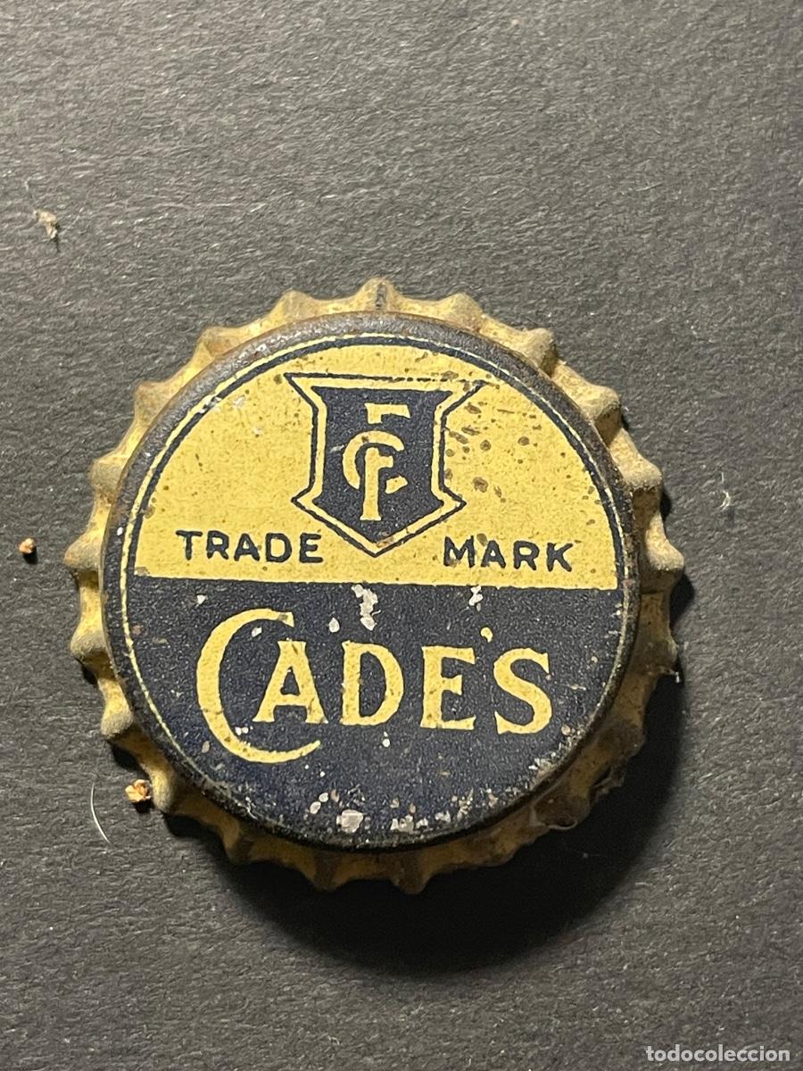 Coleccionismo de cervezas: BEBIDAS - ANTIGUA CHAPA CORONA - C F CADES - TRADE MARK