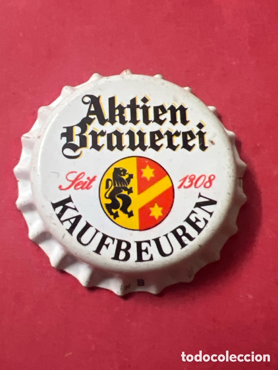Colecionismo de cervejas: T4/X86/O3. CHAPA CERVEZA - Aktien Brauerei Kaufbeuren Seit 1308 - ALEMANIA - SIN ABRIR