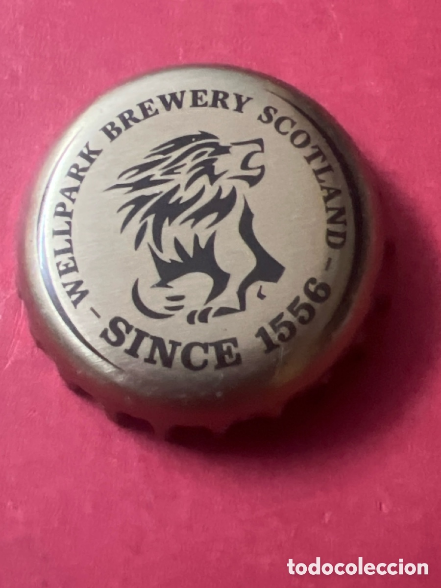 Coleccionismo de cervezas: T4/X86/P2. CHAPA CERVEZA - Wellpark Brewery Scotland - Since 1556 - REINO UNIDO