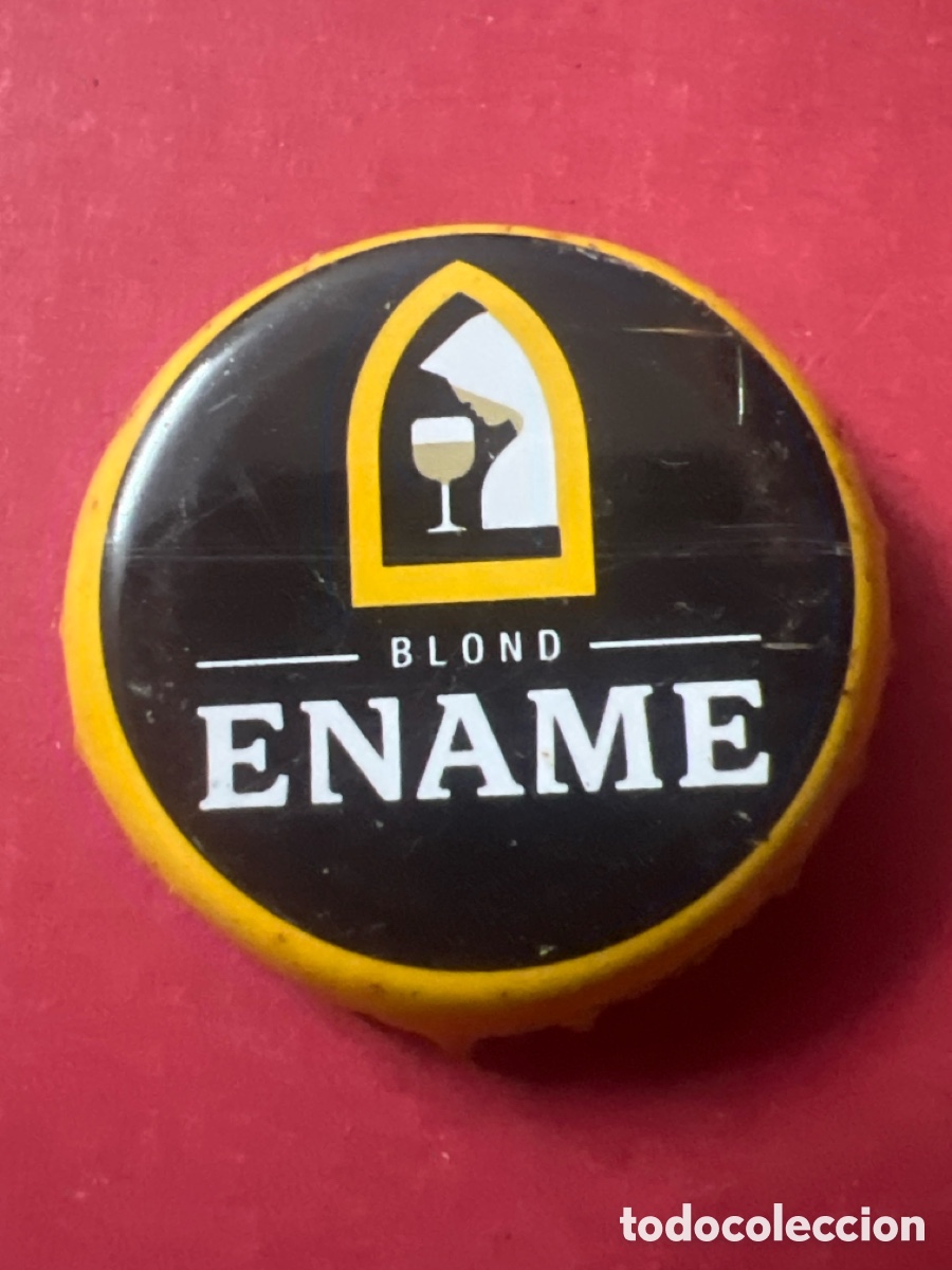 Coleccionismo de cervezas: T4/X86/P3. CHAPA CERVEZA - Ename Blond - B&Eacute;LGICA