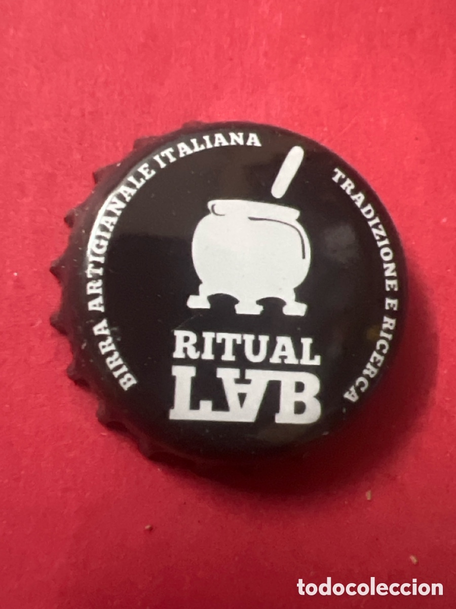 Coleccionismo de cervezas: T4/X86/P5. CHAPA CERVEZA - Ritual Lab Birra Artigianale Italiana Tradizione e Ricerca - ITALIA