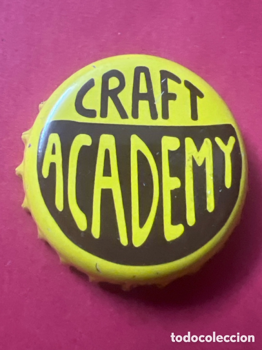 Coleccionismo de cervezas: T4/X86/Q5. CHAPA CERVEZA - Craft Academy - REINO UNIDO