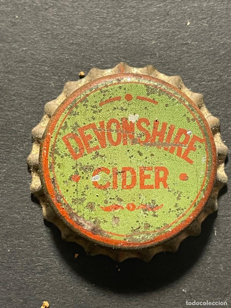 Coleccionismo de cervezas: BEBIDAS - ANTIGUA CHAPA CORONA - DEVONSHIRE - CIDER -