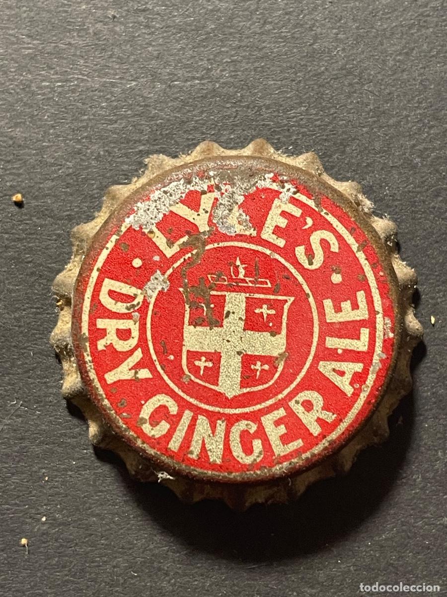 Coleccionismo de cervezas: BEBIDAS - ANTIGUA CHAPA CORONA - LYLE'S DRY CINCERALE -
