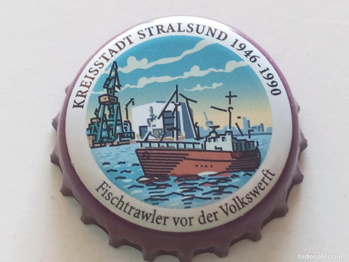 Coleccionismo de cervezas: Chapa tap&oacute;n corona de la cerveza alemana STRALSUNDER KREISSTADT 1946-1990 - FISCHTRAWLER ...