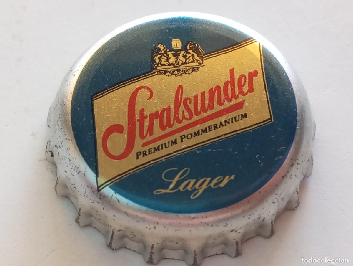 Coleccionismo de cervezas: Chapa tap&oacute;n corona de la cerveza alemana STRALSUNDER PREMIUM POMMERANIUM LAGER