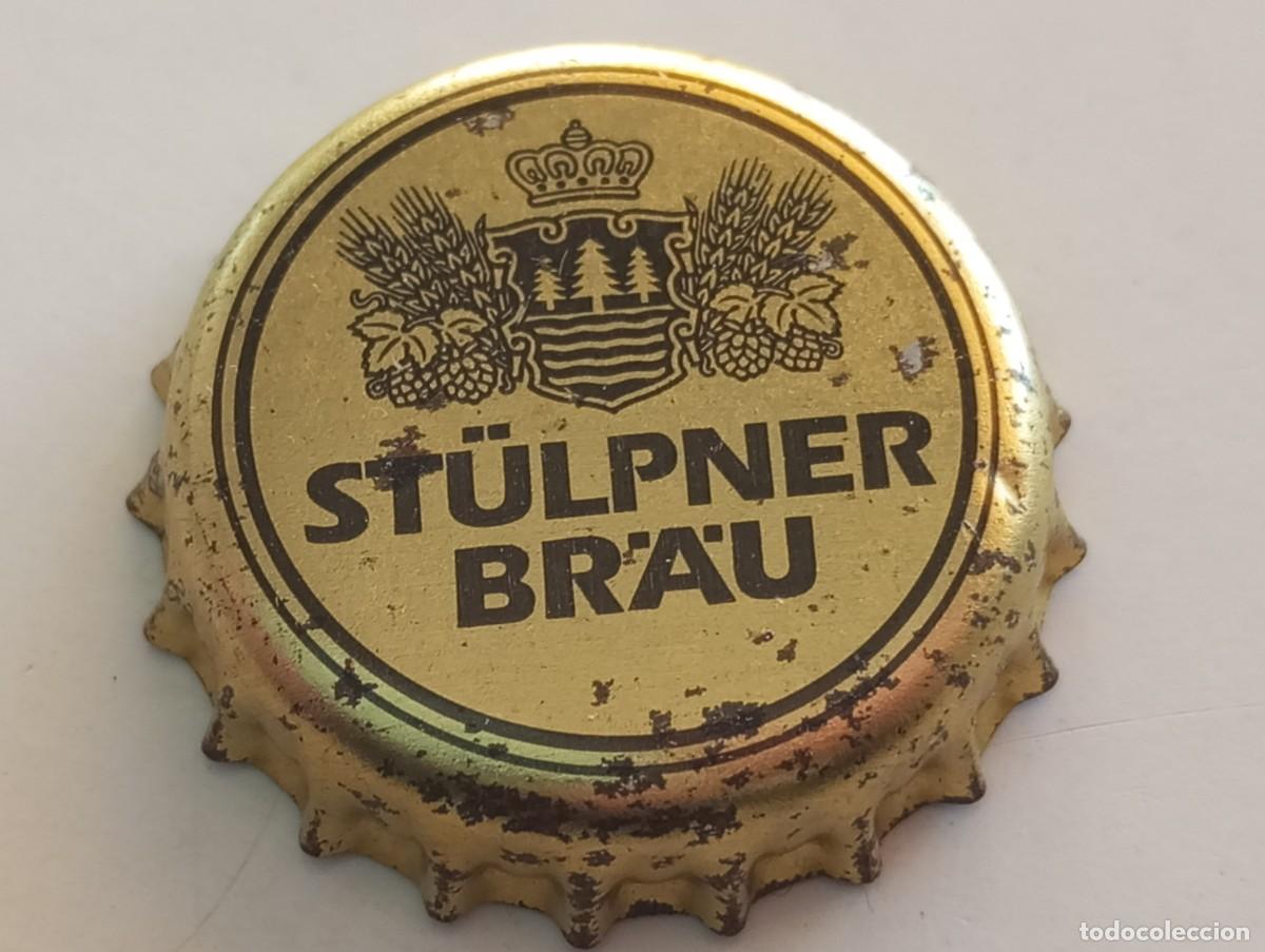 Coleccionismo de cervezas: Chapa tap&oacute;n corona de la cerveza alemana ST&Uuml;LPNER BR&Auml;U