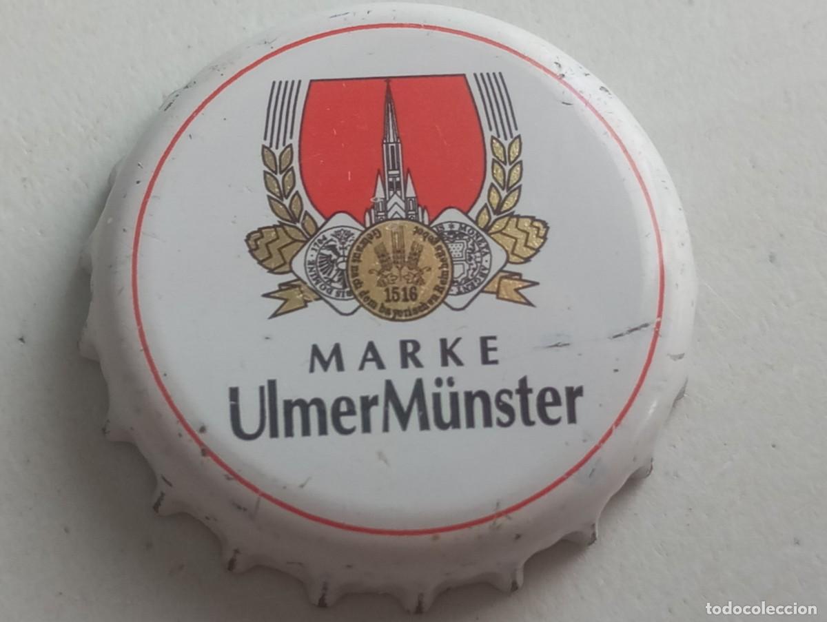Coleccionismo de cervezas: Chapa tap&oacute;n corona de la cerveza alemana ULMER M&Uuml;NSTER (MARKE)