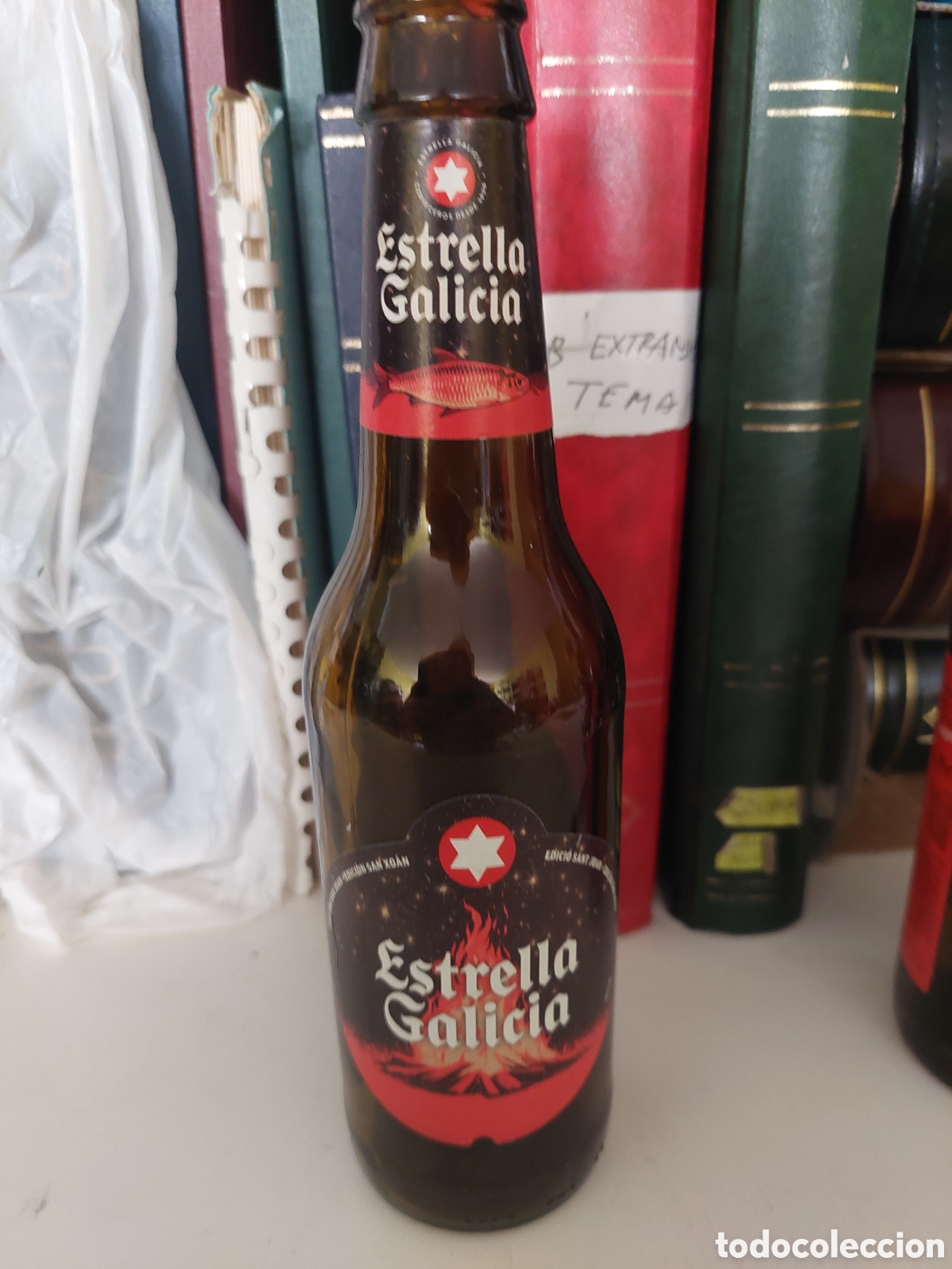 Coleccionismo de cervezas: ESTRELLA GALICIA BOTELLA HOGUERAS 2026 GALICIA BACIA