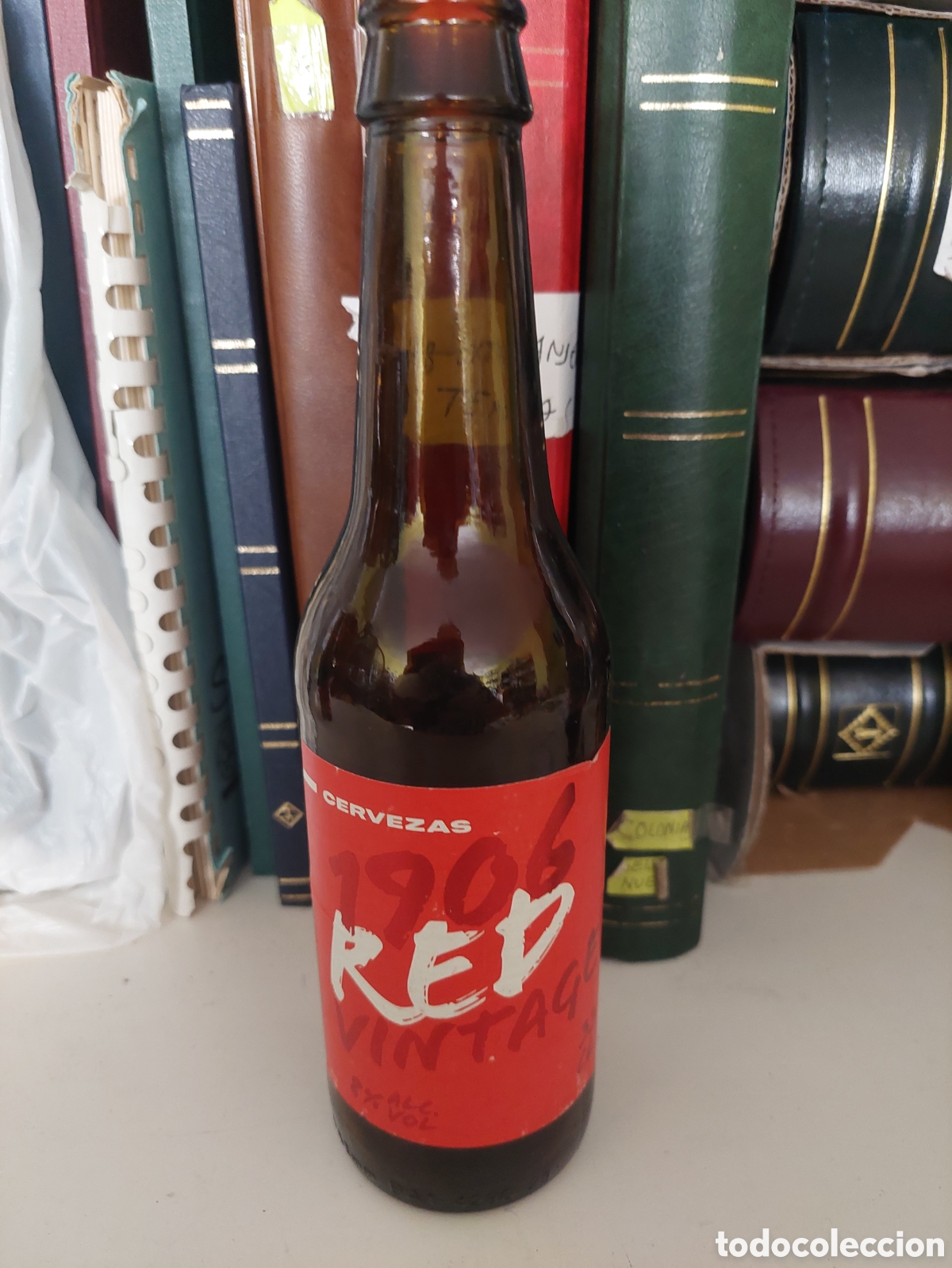 Coleccionismo de cervezas: BOTELLA RED 1906 ESTRELLA GALICIA VACIA