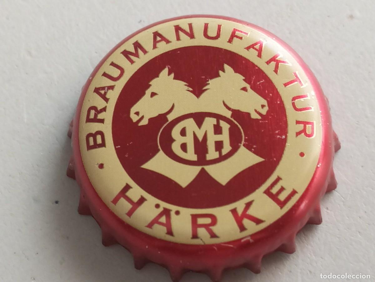 Coleccionismo de cervezas: Chapa tap&oacute;n corona de la cerveza alemana H&Auml;RKE BRAUMANUFAKTUR