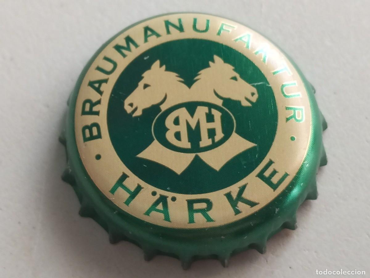 Coleccionismo de cervezas: Chapa tap&oacute;n corona de la cerveza alemana H&Auml;RKE BRAUMANUFAKTUR