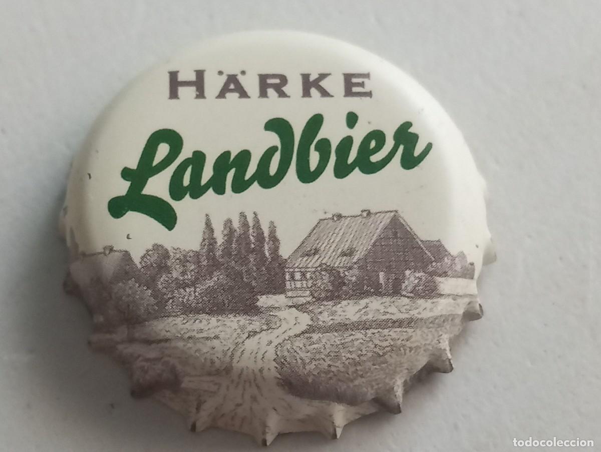 Coleccionismo de cervezas: Chapa tap&oacute;n corona de la cerveza alemana H&Auml;RKE LANDBIER
