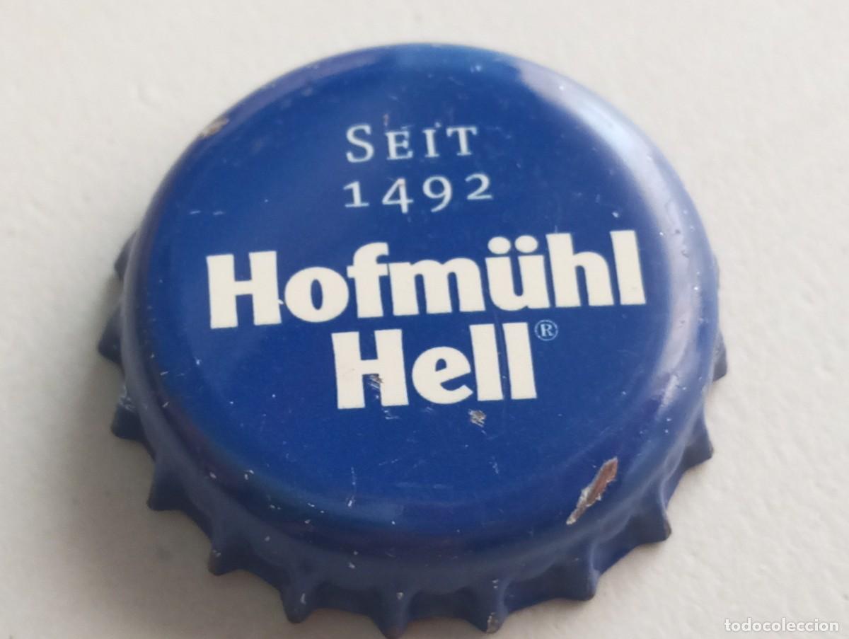 Coleccionismo de cervezas: Chapa tap&oacute;n corona de la cerveza alemana HOFM&Uuml;HL HELL SEIT 1492