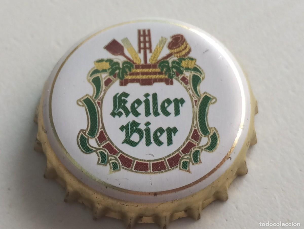 Coleccionismo de cervezas: Chapa tap&oacute;n corona de la cerveza alemana KEILER BIER
