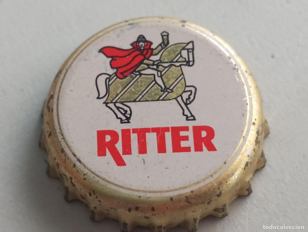 Coleccionismo de cervezas: Chapa tap&oacute;n corona de la cerveza alemana RITTER