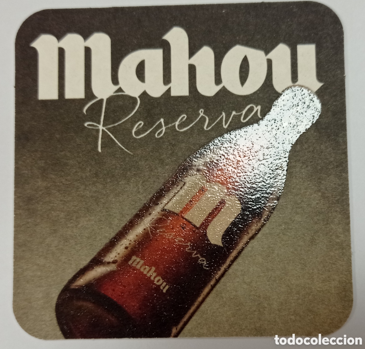 Coleccionismo de cervezas: MAHOU RESERVA CERVEZA POSAVASO