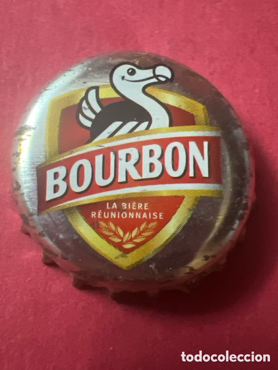 Coleccionismo de cervezas: H440. CHAPA CERVEZA - Bourbon La bi&egrave;re r&eacute;unionnaise - REUNION