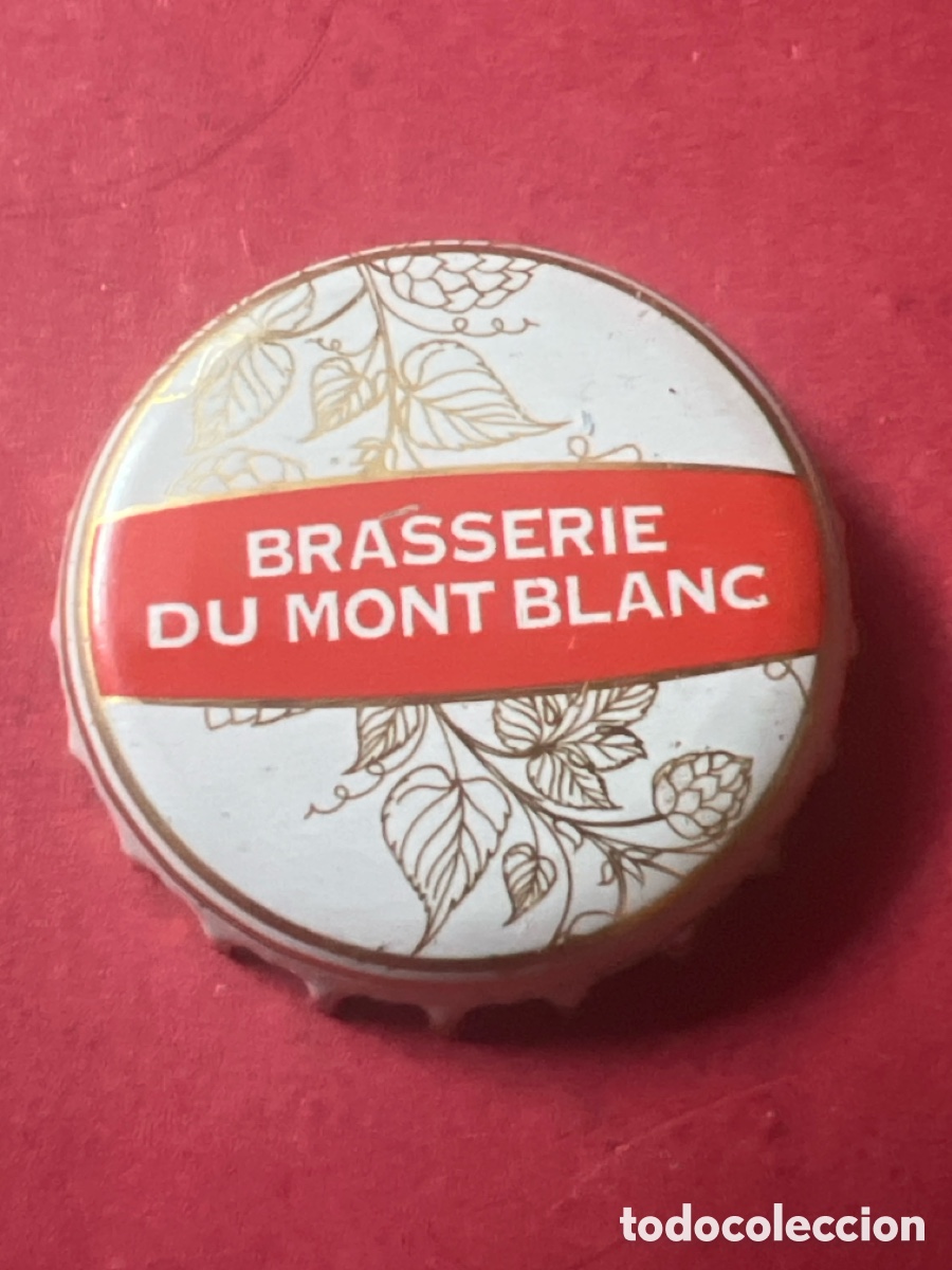Coleccionismo de cervezas: H493. CHAPA CERVEZA - Brasserie du Mont Blanc - FRANCIA