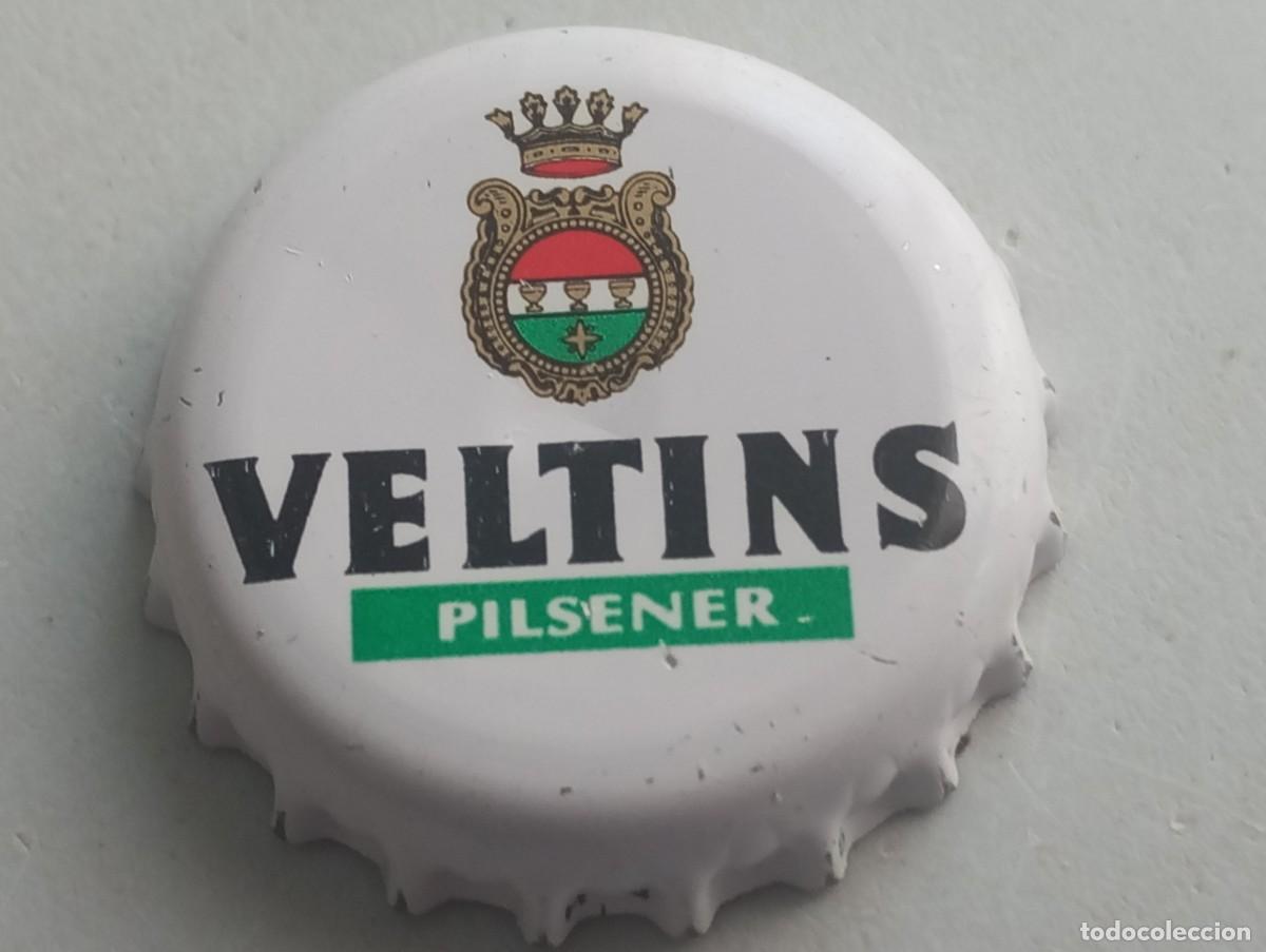Coleccionismo de cervezas: Chapa tap&oacute;n corona de la cerveza alemana VELTINS PILSENER