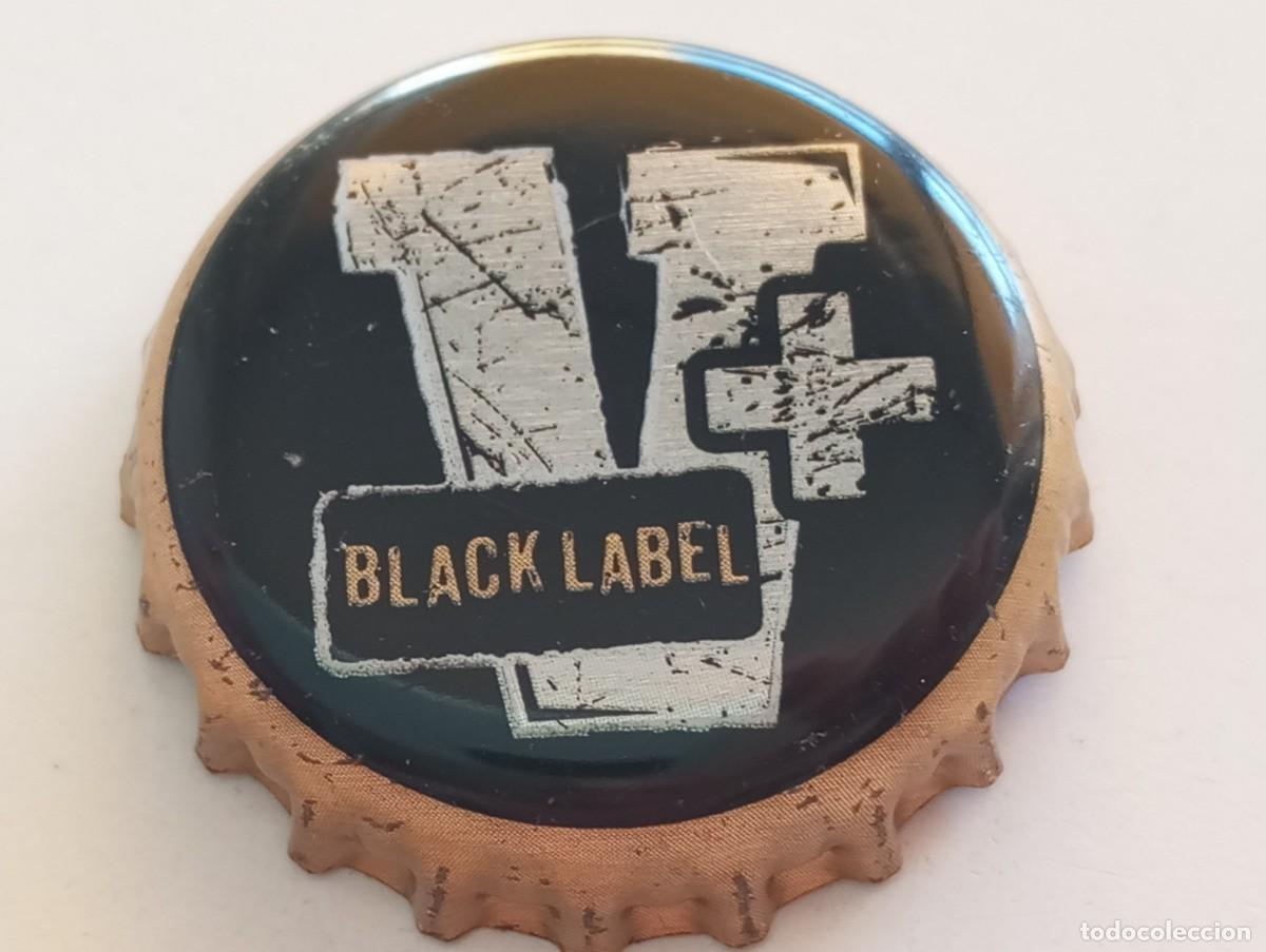 Coleccionismo de cervezas: Chapa tap&oacute;n corona de la cerveza alemana VELTINS V+ BLACK LABEL