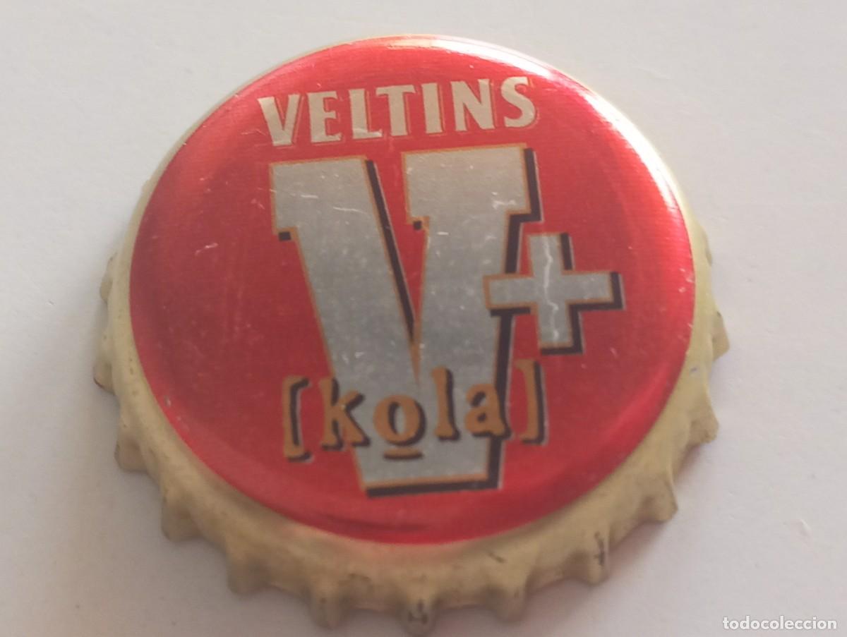 Coleccionismo de cervezas: Chapa tap&oacute;n corona de la cerveza alemana VELTINS V+ KOLA