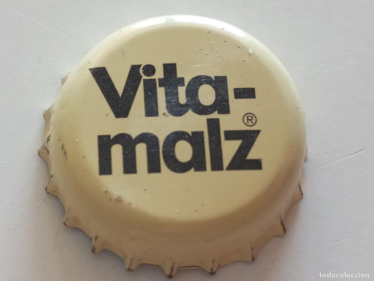 Coleccionismo de cervezas: Chapa tap&oacute;n corona de la bebida alemana VITA-MALZ