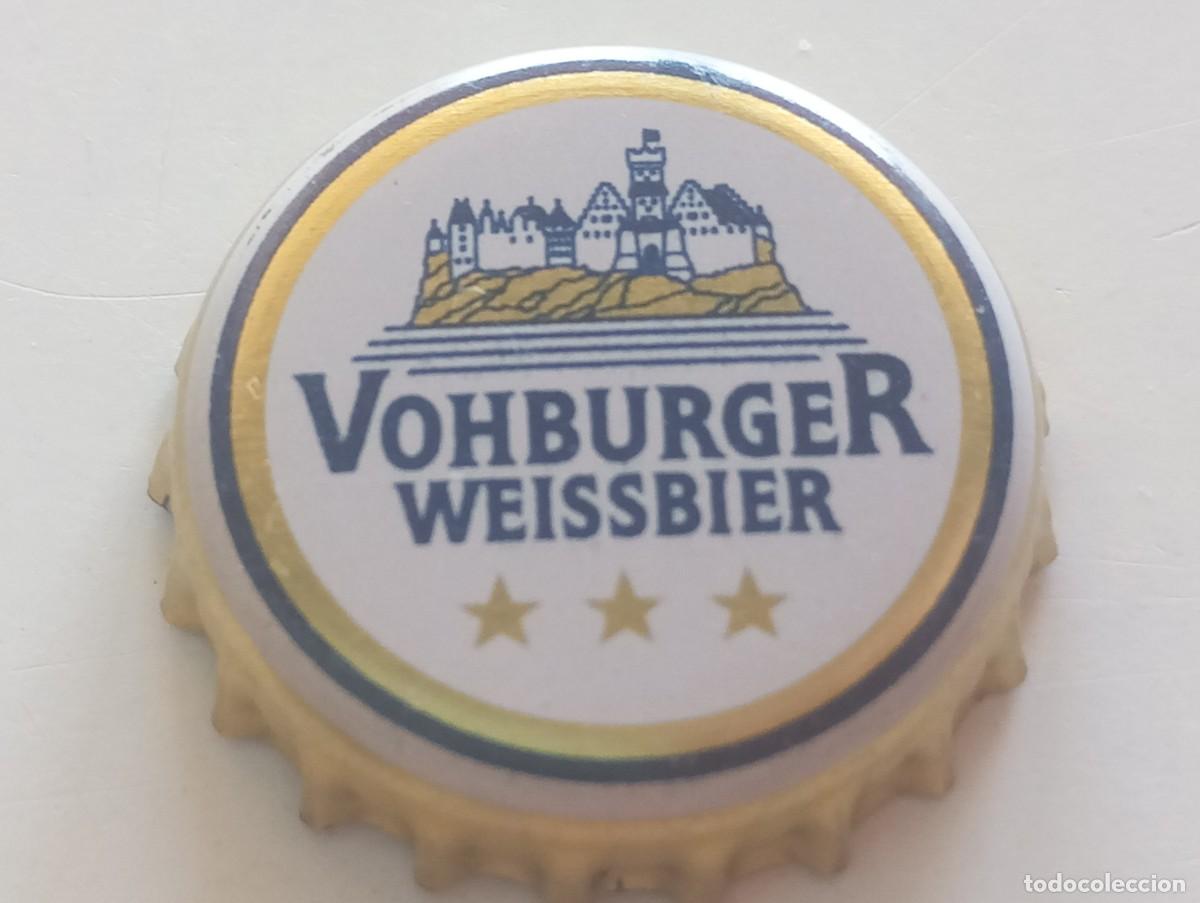 Coleccionismo de cervezas: Chapa tap&oacute;n corona de la cerveza alemana VOHBURGER WEISSBIER