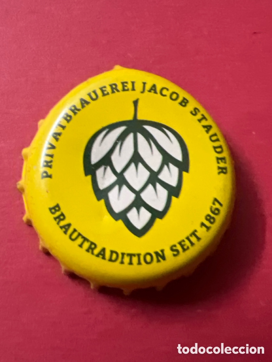 Coleccionismo de cervezas: T4/X82/J4. CHAPA CERVEZA - Privatbrauerei Jacob Stauder Brautradition seit 1867 - ALEMANIA