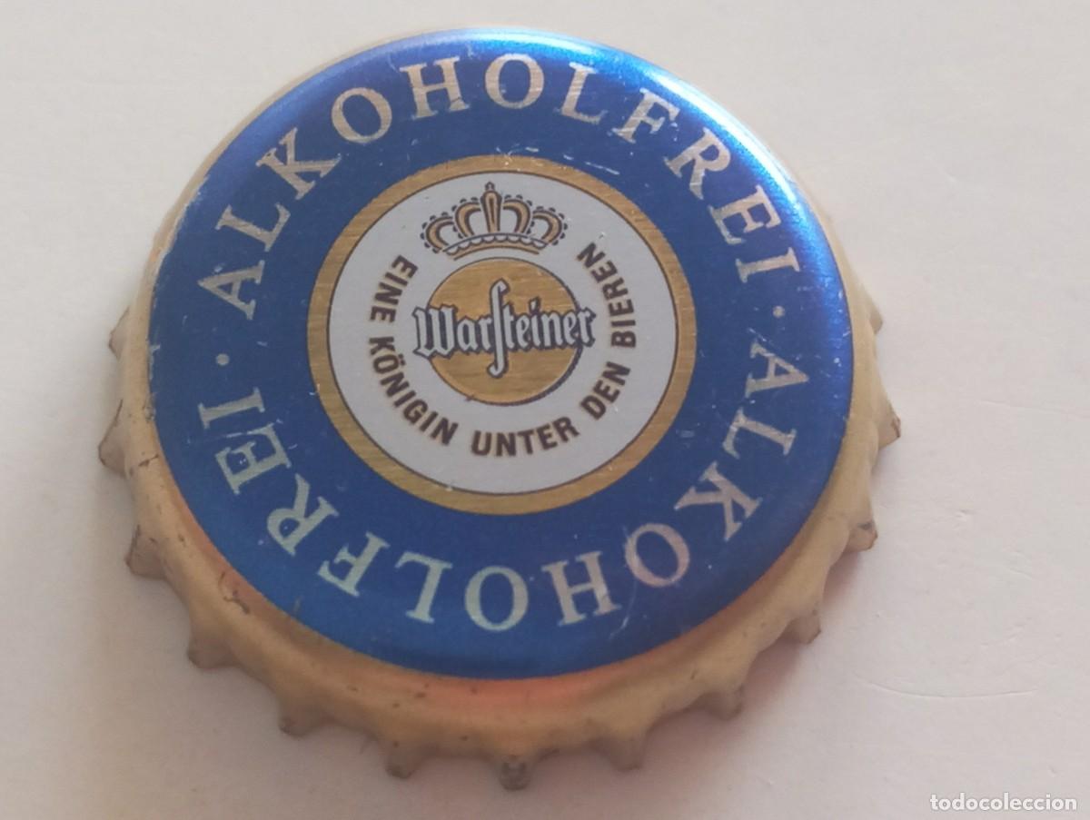 Coleccionismo de cervezas: Chapa tap&oacute;n corona de la cerveza alemana WARSTEINER ALKOHOLFREI