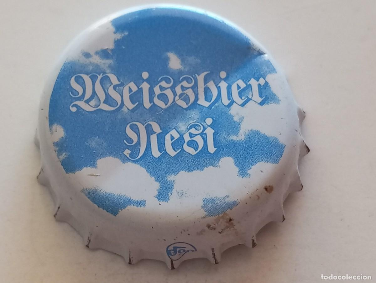 Coleccionismo de cervezas: Chapa tap&oacute;n corona de la cerveza alemana WEISSBIER RESI