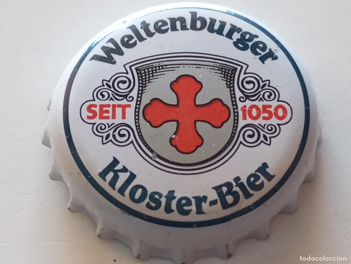 Coleccionismo de cervezas: Chapa tap&oacute;n corona de la cerveza alemana WELTENBURGER KLOSTER-BIER SEIT 1050