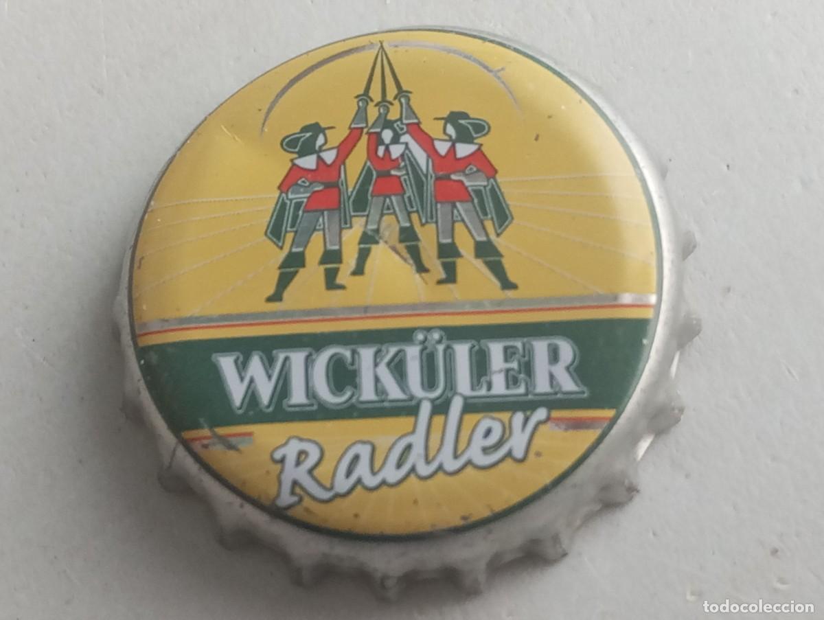 Coleccionismo de cervezas: Chapa tap&oacute;n corona de la cerveza alemana WICK&Uuml;LER RADLER