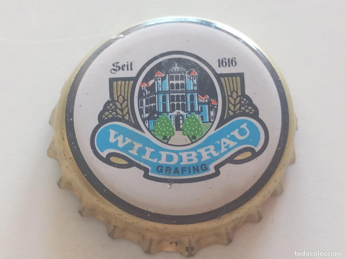 Coleccionismo de cervezas: Chapa tap&oacute;n corona de la cerveza alemana WILDBR&Auml;U GRAFING SEIT 1616