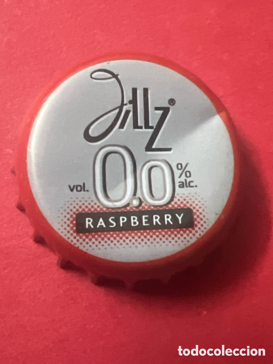 Coleccionismo de cervezas: T4/X82/M1. CHAPA CERVEZA - Jillz Raspberry vol. 0.0% alc. - PA&Iacute;SES BAJOS