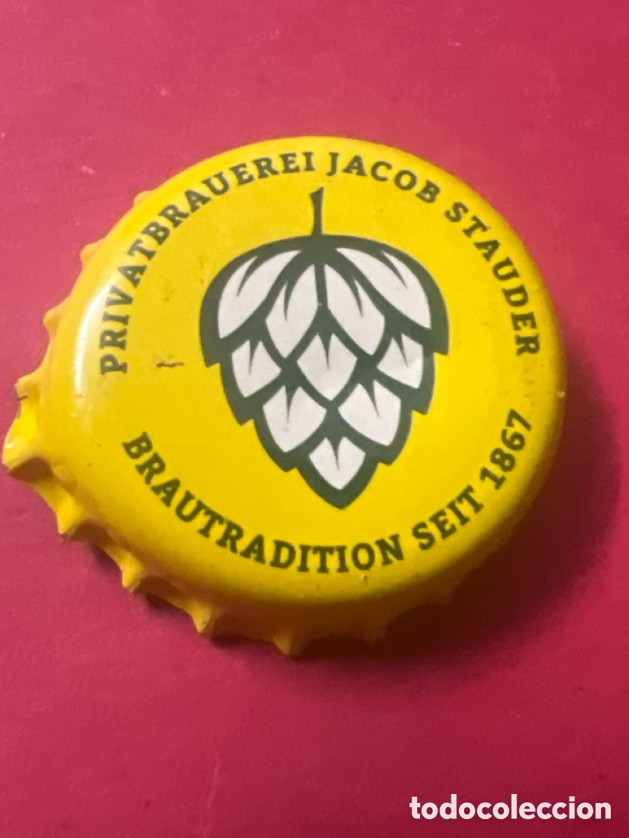 Coleccionismo de cervezas: T4/X82/O2.CHAPA CERVEZA - Privatbrauerei Jacob Stauder Brautradition seit 1867 - ALEMANIA