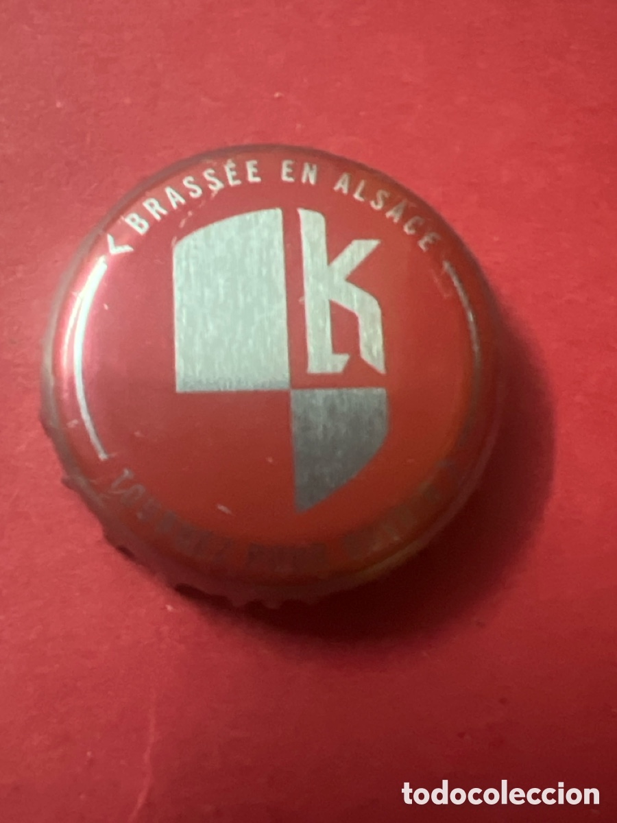 Coleccionismo de cervezas: T4/X82/Q2. CHAPA CERVEZA - K Brass&eacute;e en Alsace tournez pour ouvrir - FRANCIA