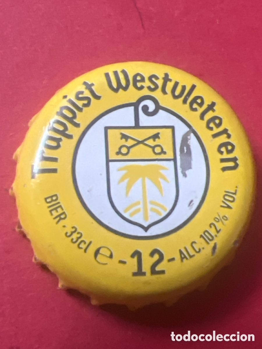 Coleccionismo de cervezas: T4/X82/Q4.CHAPA CERVEZA - Trappist Westvleteren 12 Bier 33cl e Alc. 10,2 % Vol. - B&Eacute;LGICA