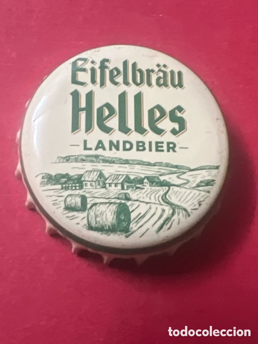 Coleccionismo de cervezas: G52. CHAPA CERVEZA - Eifelbr&auml;u Helles Landbier - ALEMANIA