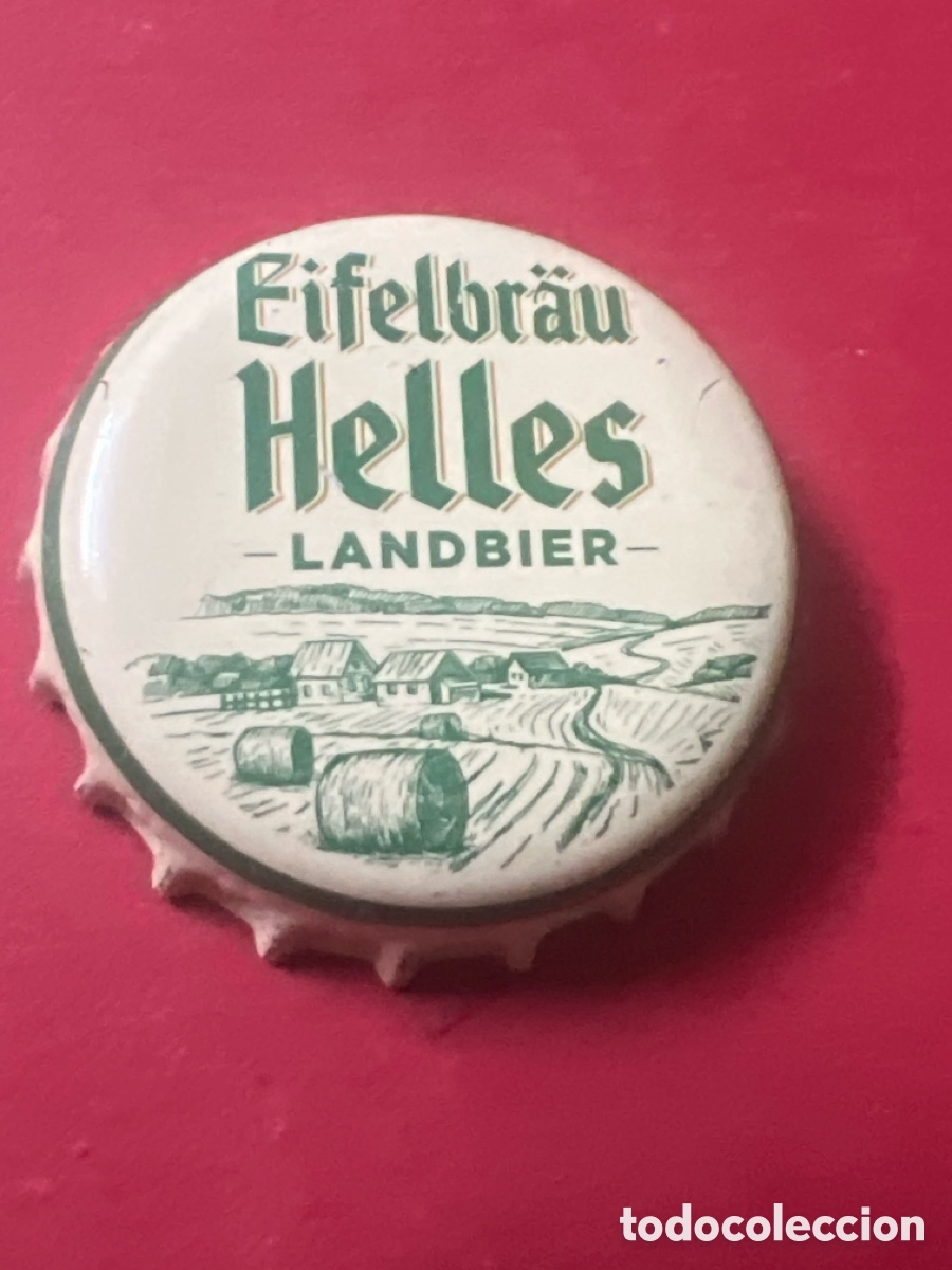 Coleccionismo de cervezas: G95. CHAPA CERVEZA - Eifelbr&auml;u Helles Landbier - ALEMANIA