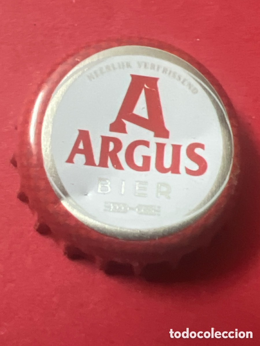 Sammeln von Brauereiartikeln: G117. CHAPA CERVEZA - Argus Bier A Heerlijk Verfrissend - PA&Iacute;SES BAJOS