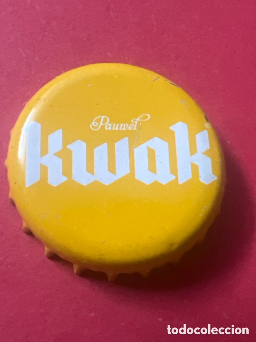 Coleccionismo de cervezas: Q68. CHAPA CERVEZA - Pauwel Kwak - B&Eacute;LGICA