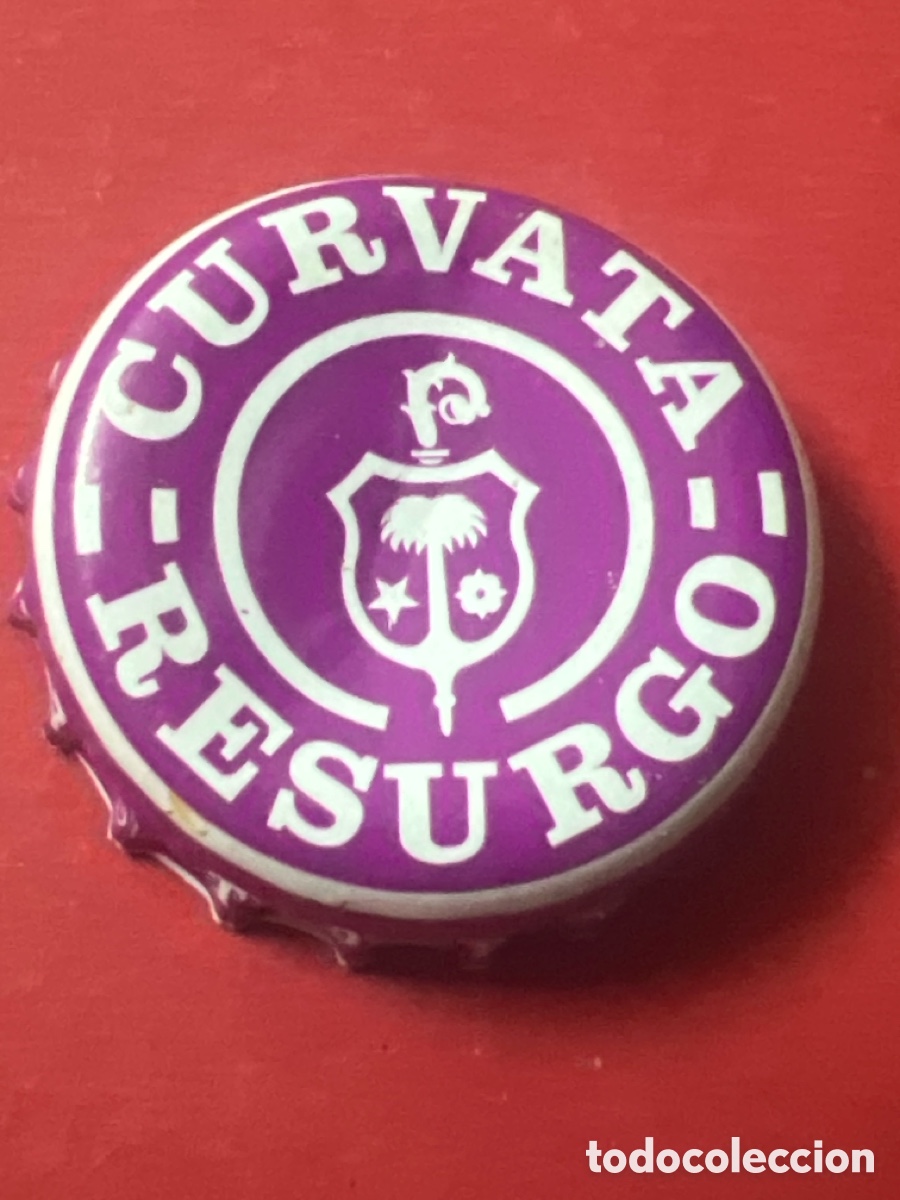 Coleccionismo de cervezas: Q348. Chapa tap&oacute;n corona de la cerveza belga ROCHEFORT CURVATA RESURGO
