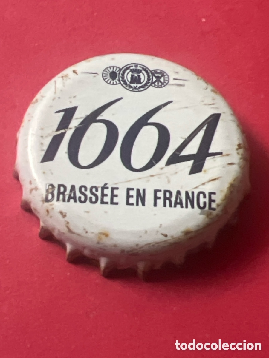 Colecionismo de cervejas: E19. CHAPA CERVEZA - 1664 Brass&eacute;e en France - FRANCIA