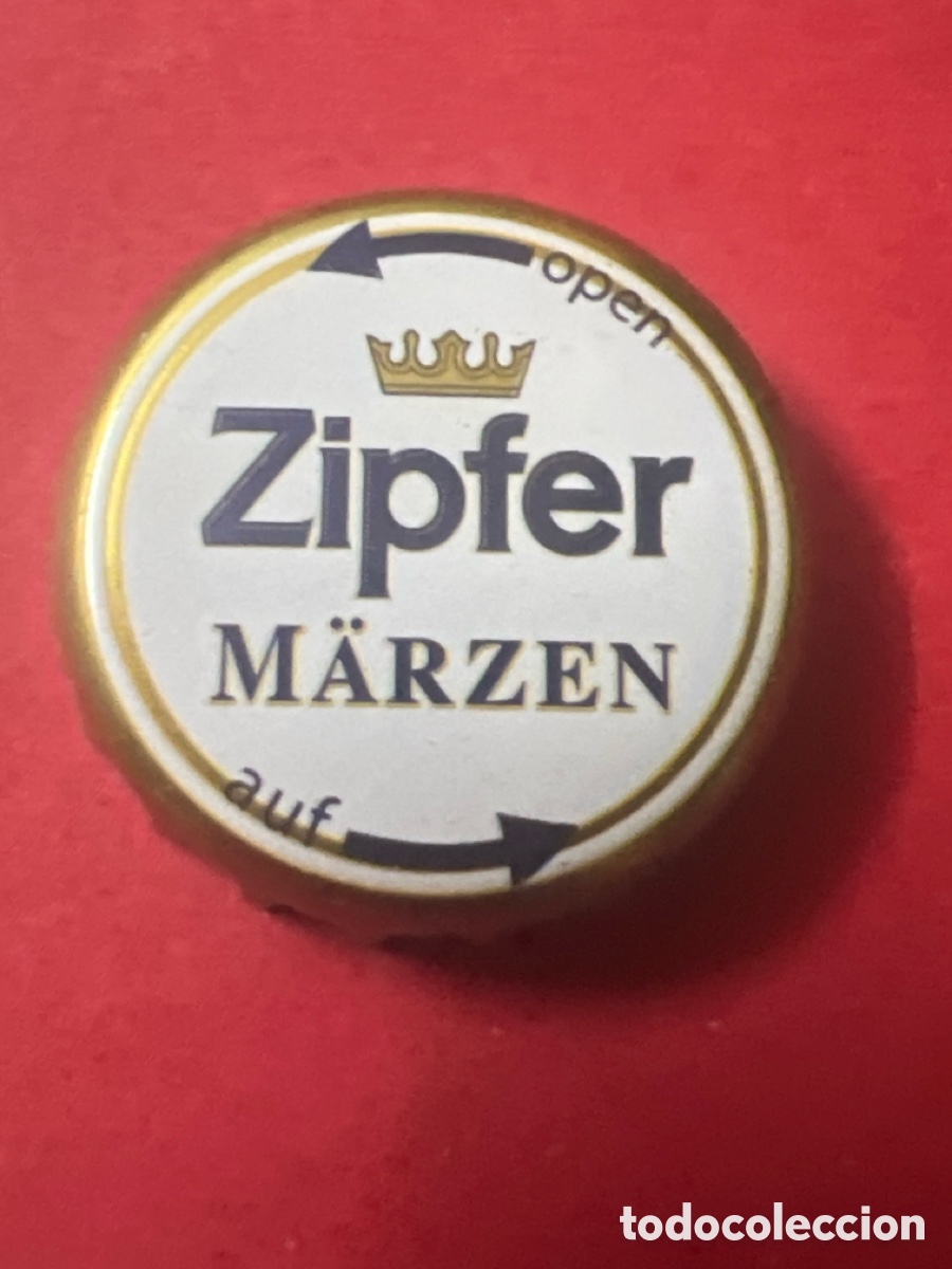 Collectable Beer: E201. CHAPA CERVEZA - Zipfer M&auml;rzen open auf - Austria