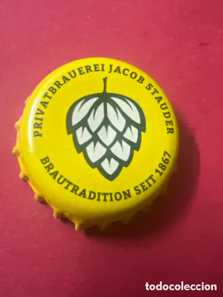 Coleccionismo de cervezas: E252. CHAPA CERVEZA - Privatbrauerei Jacob Stauder Brautradition seit 1867 - ALEMANIA