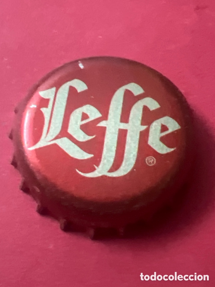 Coleccionismo de cervezas: E268. CHAPA CERVEZA - LEFFE - B&Eacute;LGICA