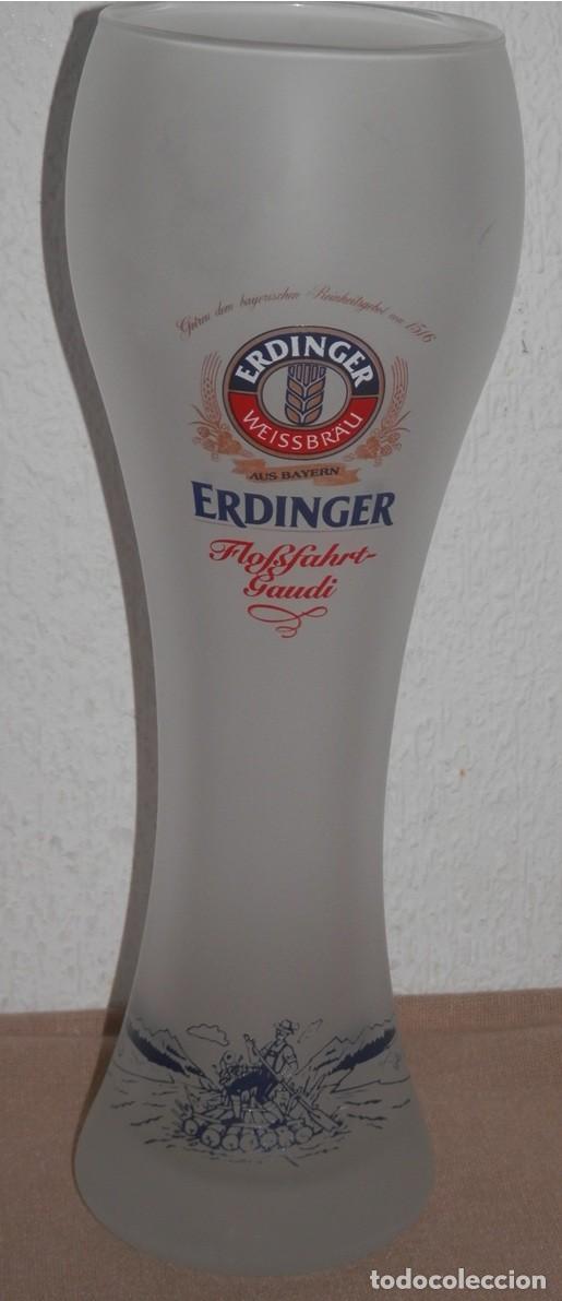 Coleccionismo de cervezas: VASO DE LA CERVEZA ERDINGER WEISSBRAU